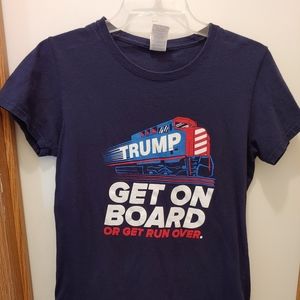 Trump T shirt Trump train Get On Board